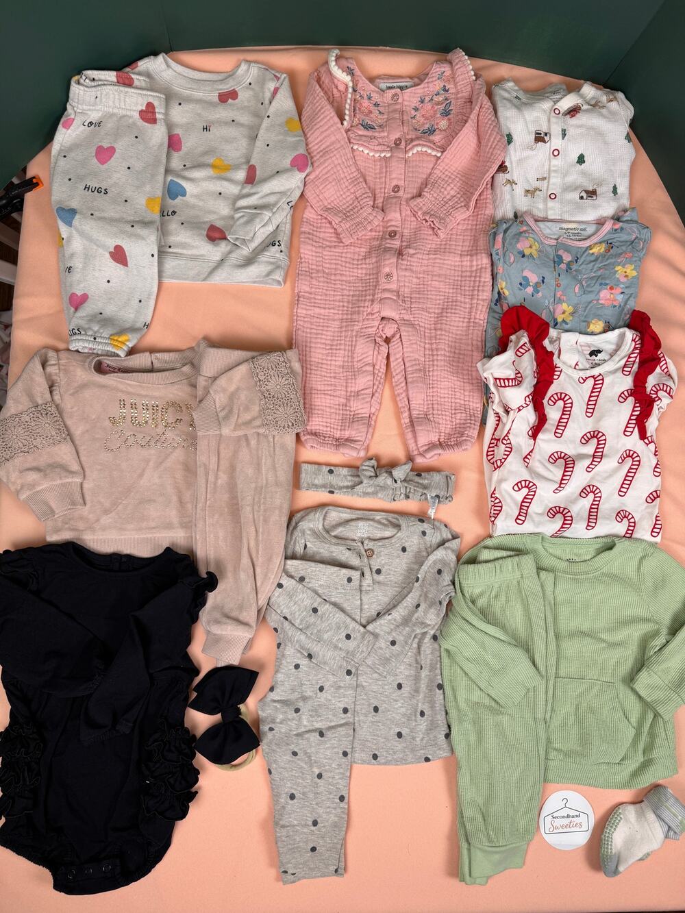 Baby Girl 6–9M Fall/Winter Clothes Lot – Juicy Couture, Magnetic Me & More #572
